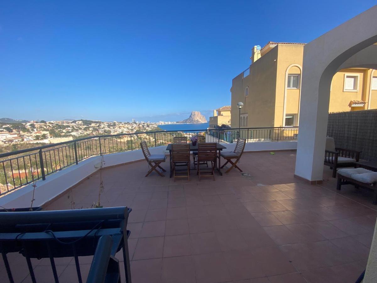 Chalet Adosado Con Vistas Al Mar Calpe Exterior photo